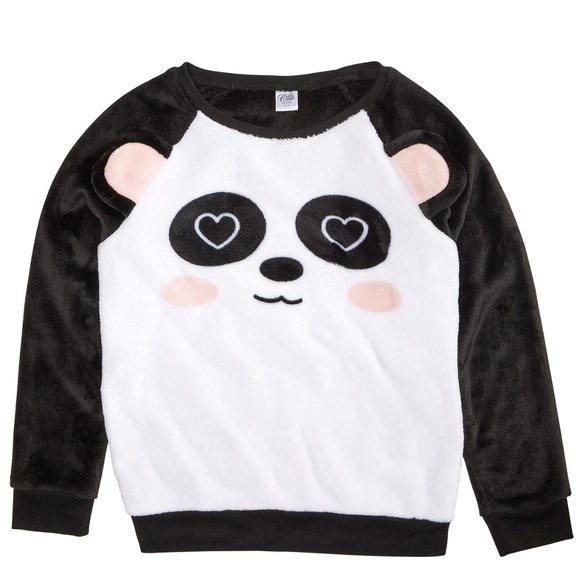 Awake Other - NWT- Little Girls Plush Panda Sweatshirt🐼🐼